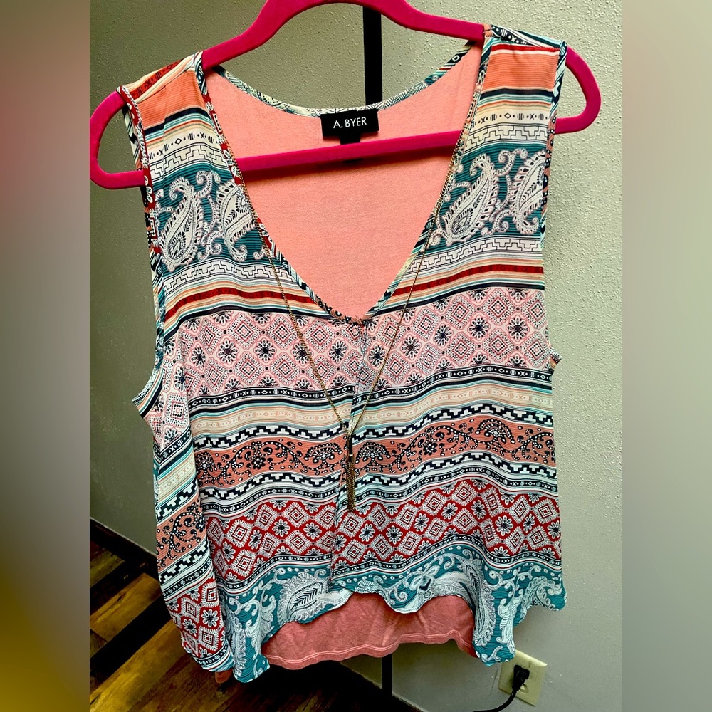 Dressy flowy tank
